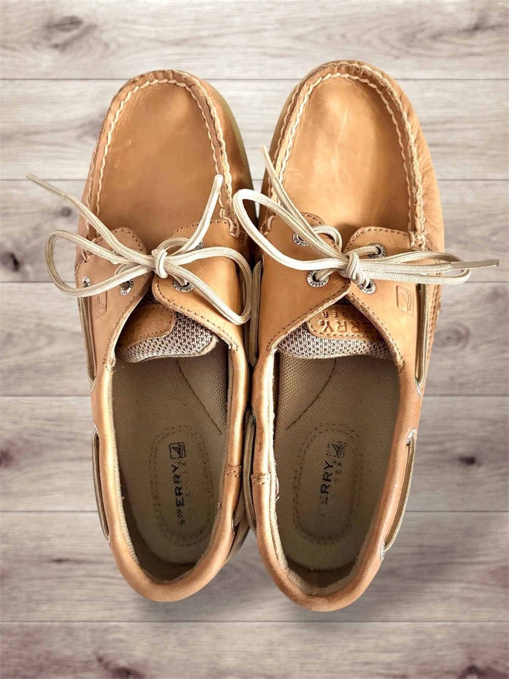 Sperry Top‑Sider Leather Boat Shoes — Women’s